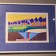 Painting "Golf of Mougins" 1978 Pierre Wittmann