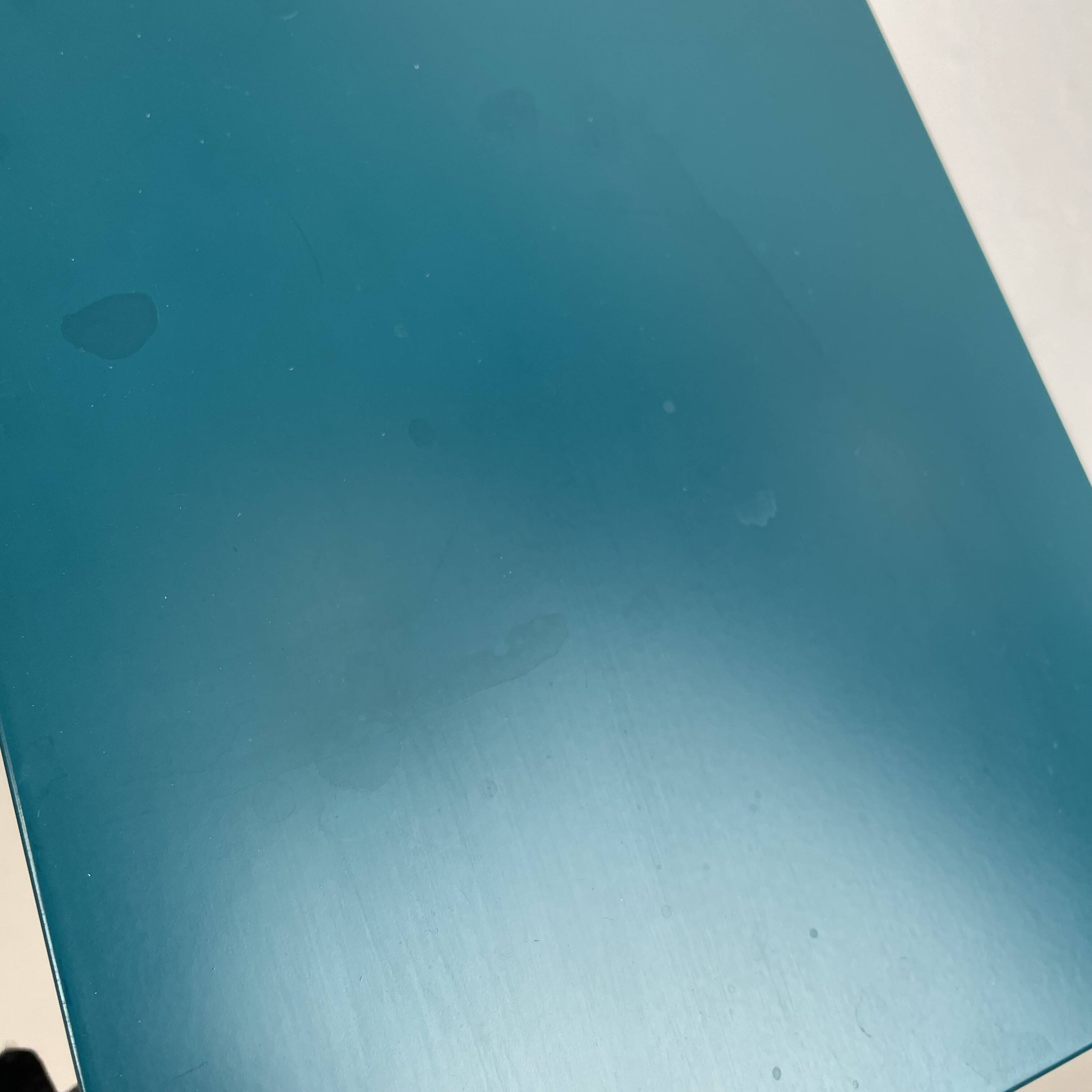 Modernist green Cubic Sputnik Table Light Kaiser Leuchten Lights, 1970s Ger