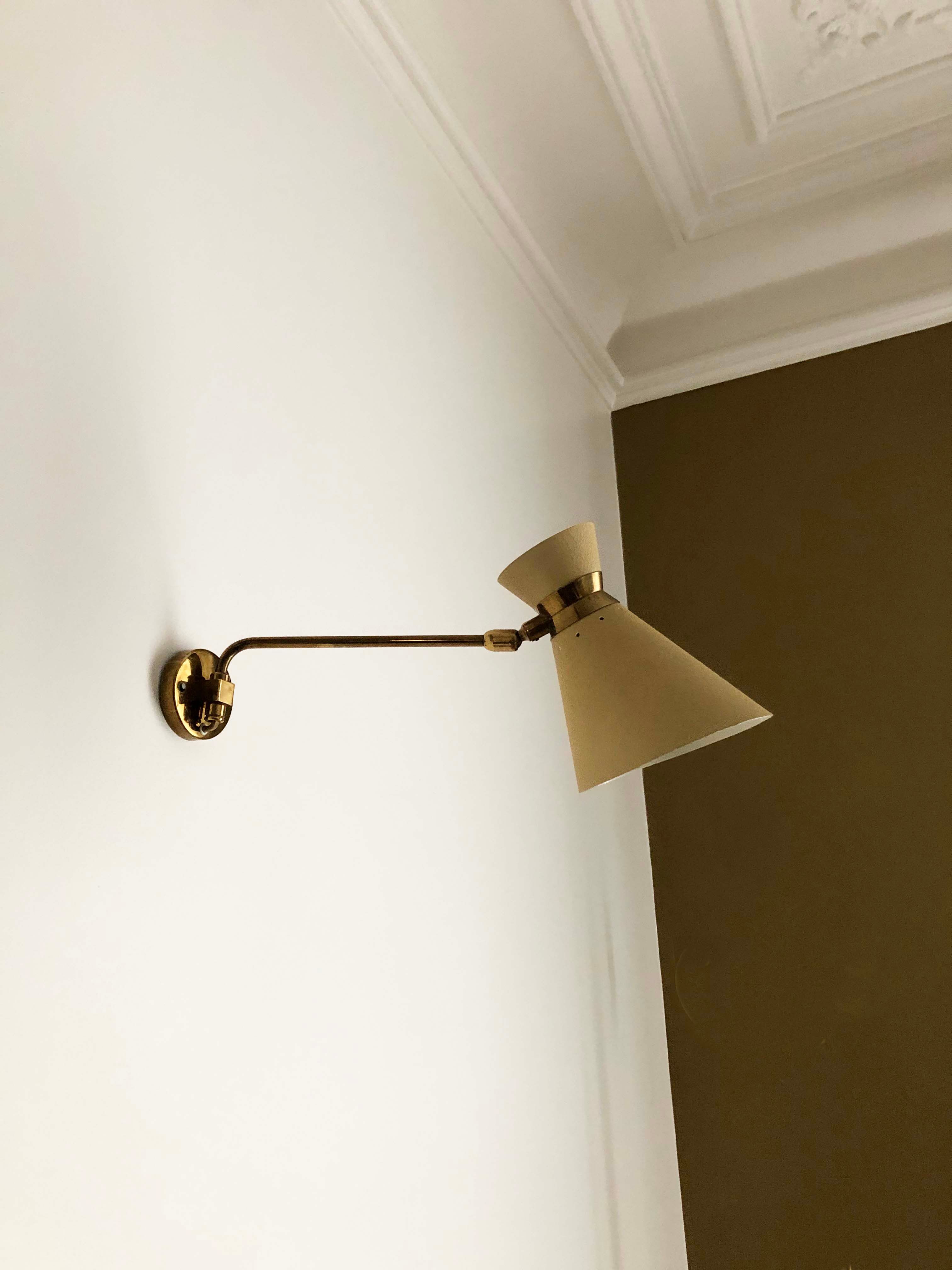 Ancient articulated diabolo wall sconce 1950s - 1960s