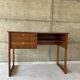 Bureau scandinave des années 60 aux pieds traineaux