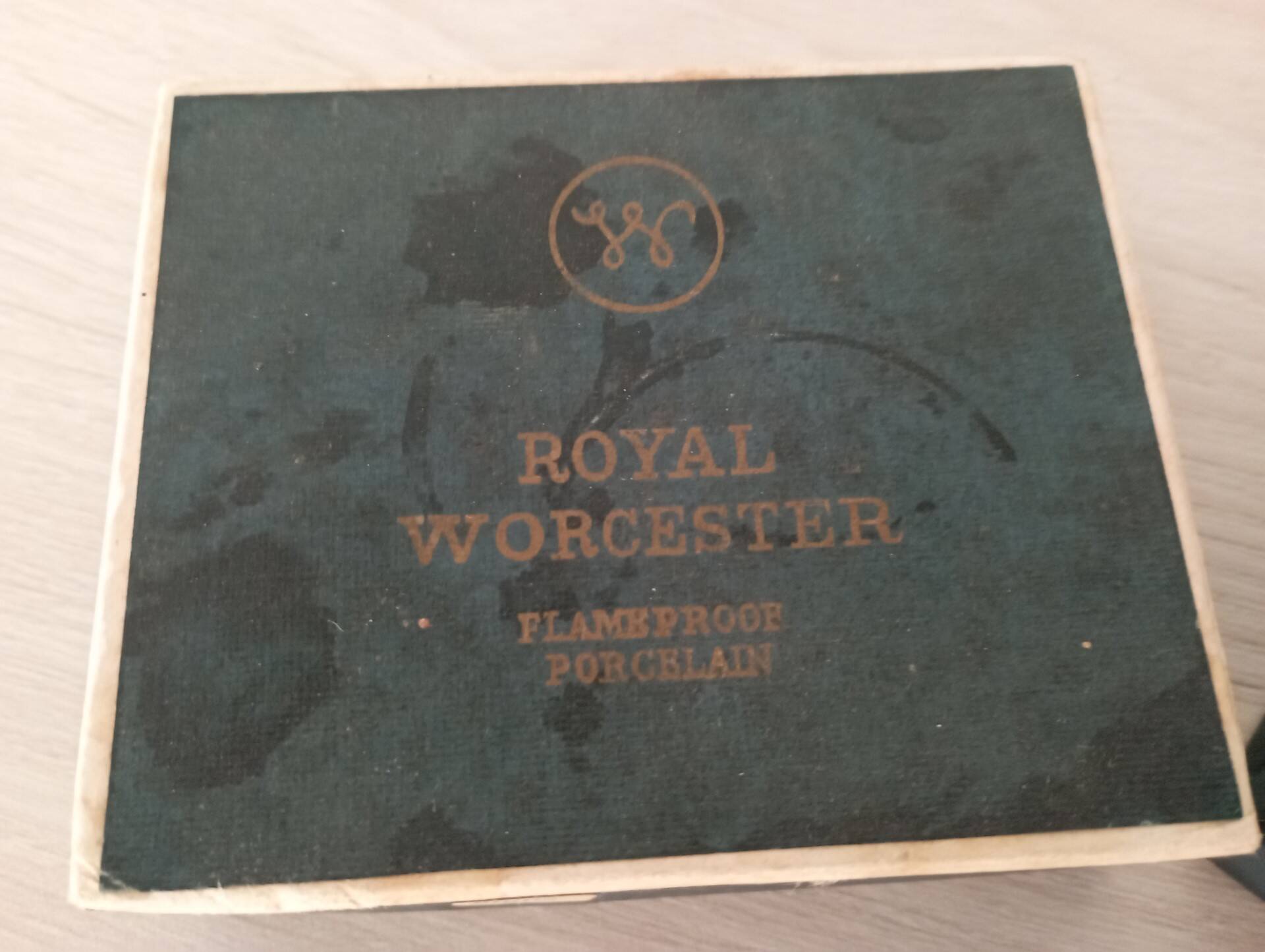 Cooked royal worcester egg