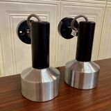 Pair of modular wall lights Scandinavian design 1960.