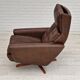 1970s, Danish design by Georg Thams for Vejen Møbelfabrik, swivel wingback relax chair.