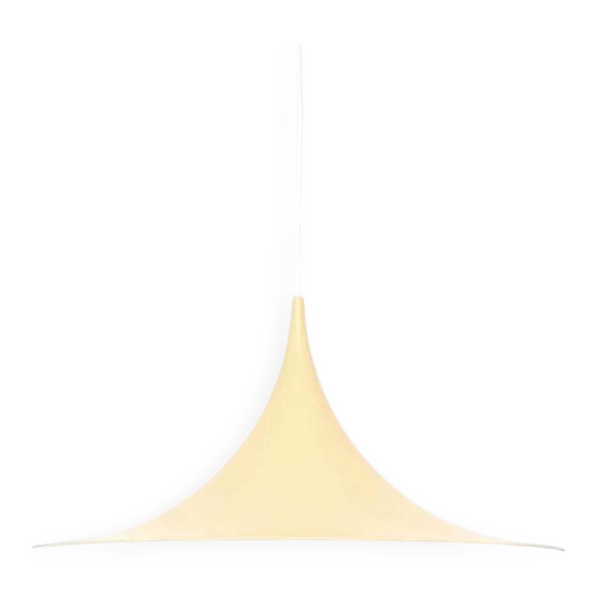 Vanilla Semi lamp by Bonderup Thorup, Denmark 1968