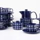 Melitta coffee service - copenhagen - cobalt blue - ceramic - 1970