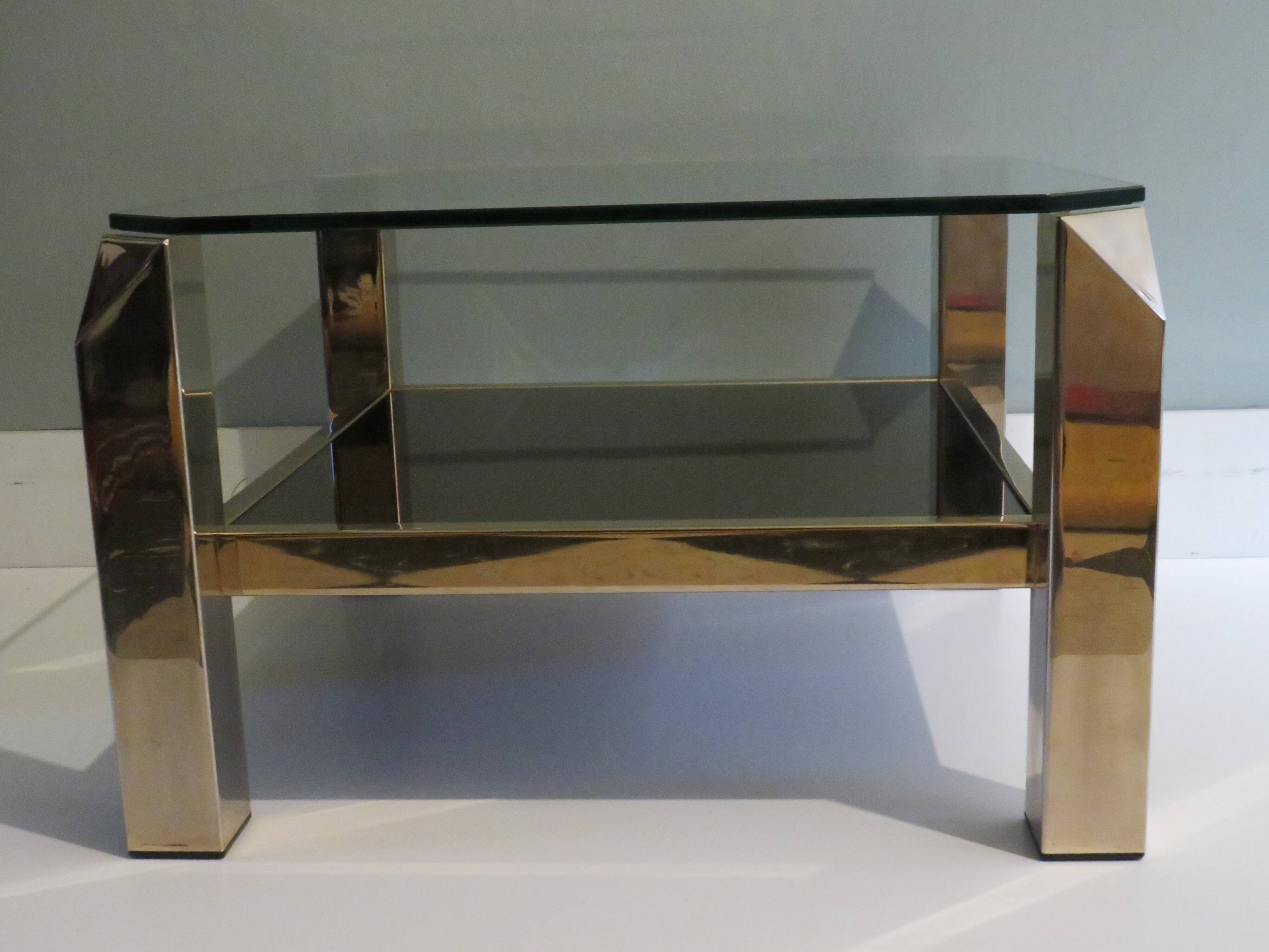 Belgochrom coffee table, Belgium 1970s