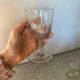 1 verre à pied eau ou vin rouge modèle Medicis XIXe s