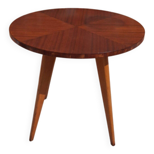 Table basse vintage scandinave, - pieds compas