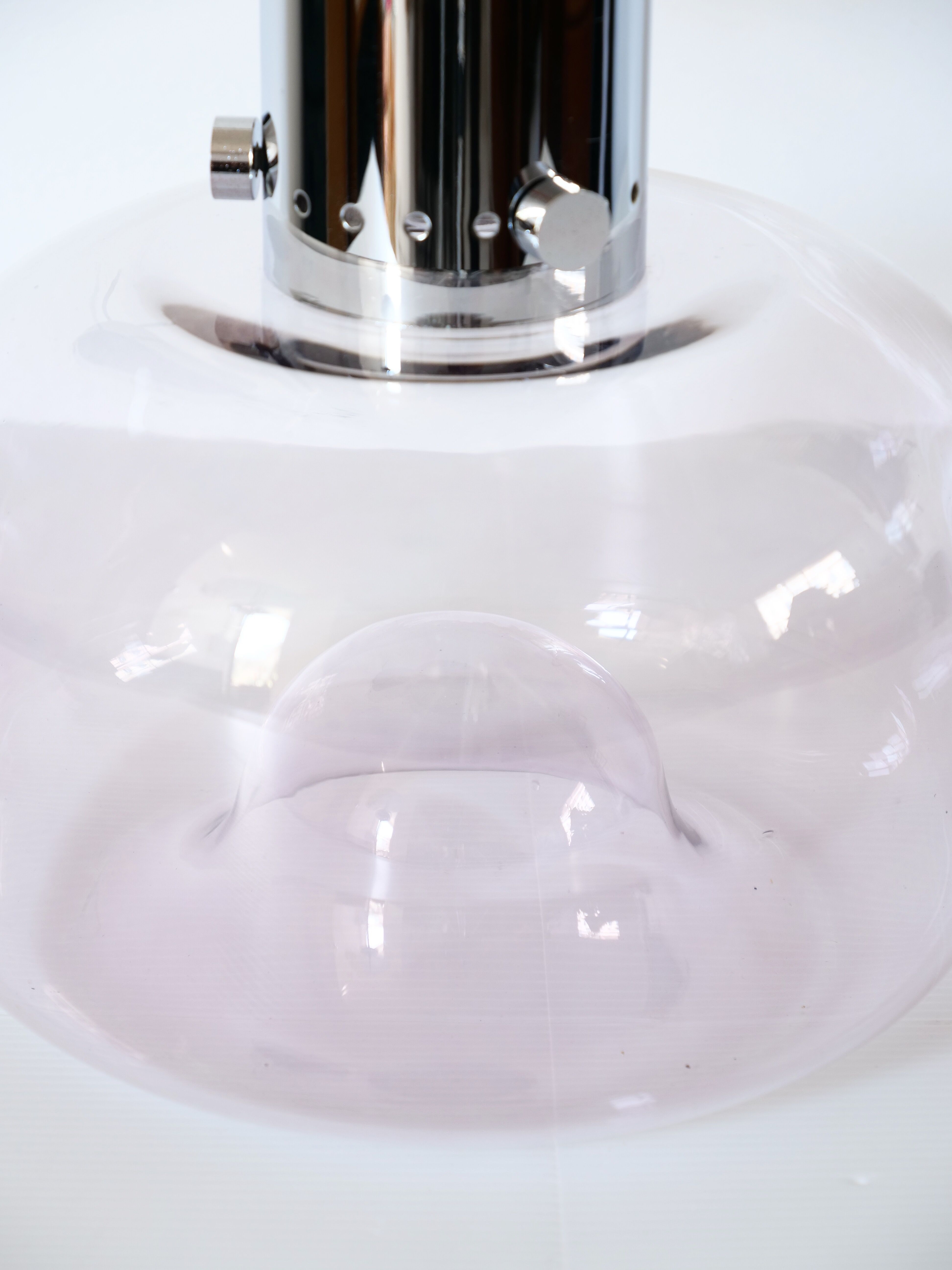 Organically shaped suspension glashütte limburg 1970