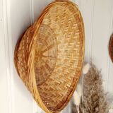 Corbeille osier vintage