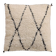 Moroccan cushion in black and white wool 55x55cm