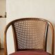 English Bergère Armchair with Caned Backrest, 1900s