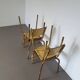 Old stacking school chairs 1950s