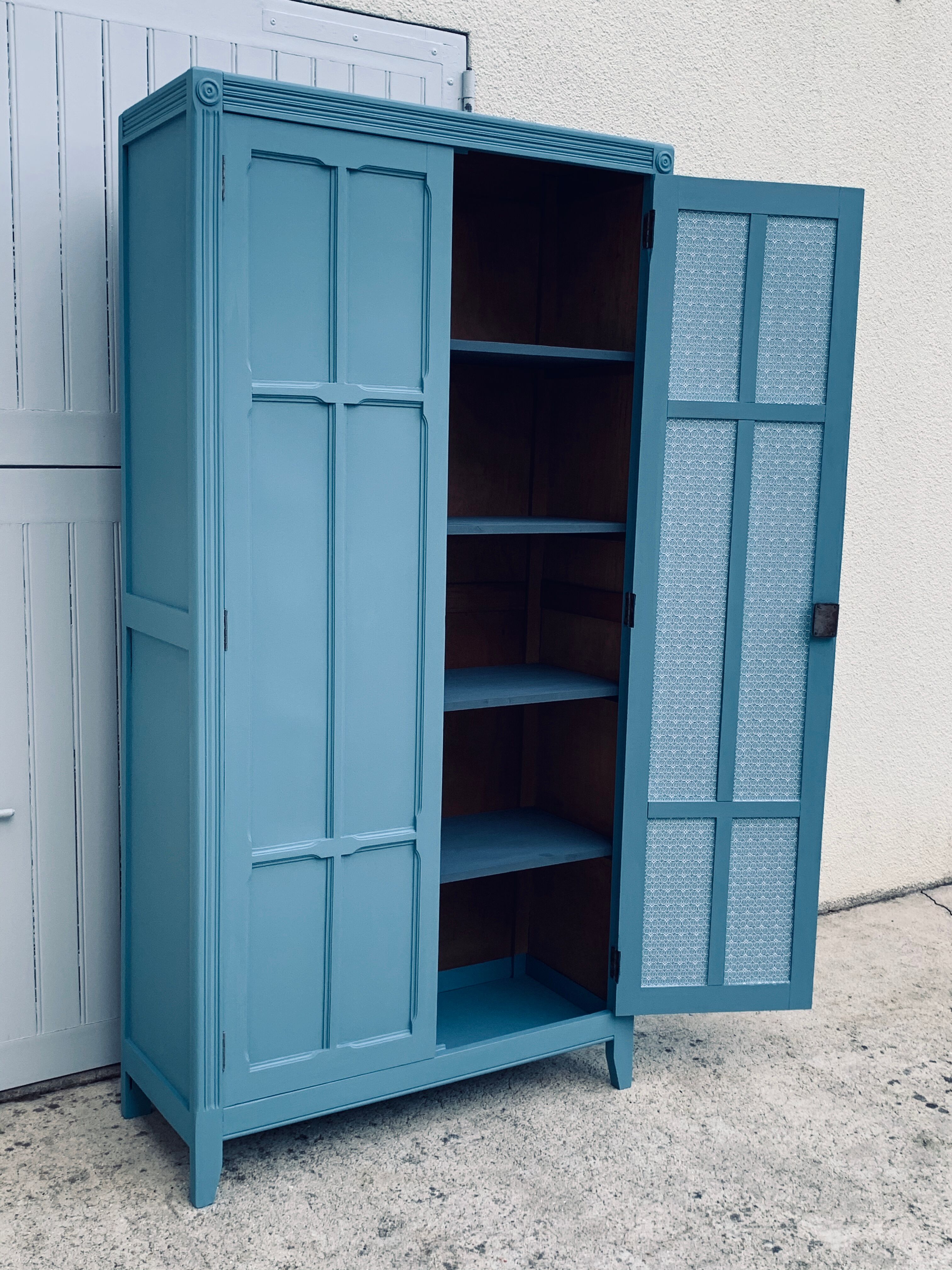 Greyish blue Parisian wardrobe 1940
