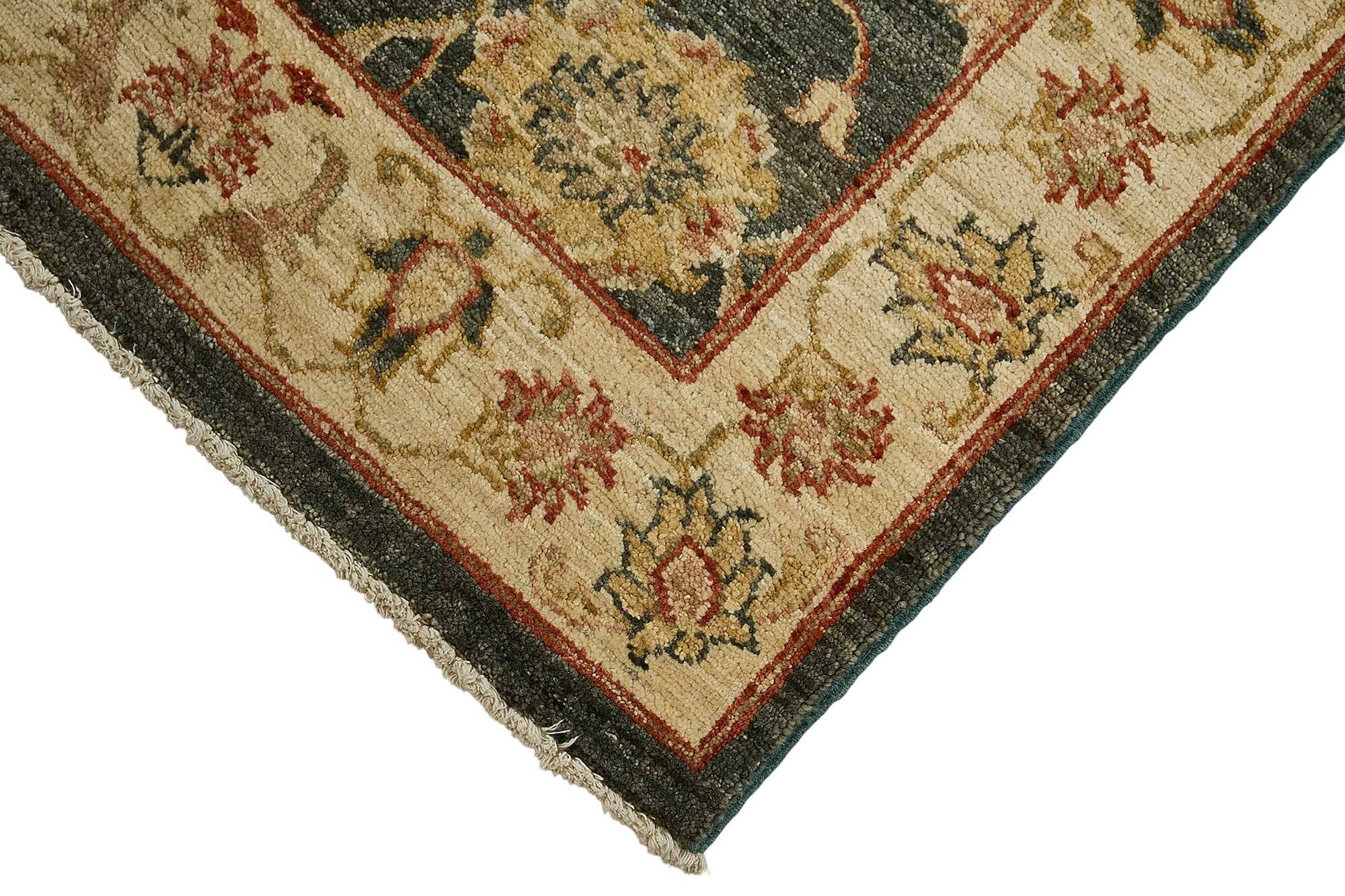 Turkish Handknotted Wool Oushak Rug 78 cm x 311 cm