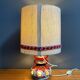 West Germany ceramic table lamp 1970s