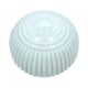Art Deco ribbed ceiling lamp Polam Wilkasy, Poland, 1970s.
