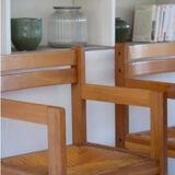 Vintage straw armchair