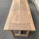 18th century farmhouse dining table renovated in solid oak 200cm