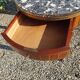 Louis XVI marquetry style hot water bottle table