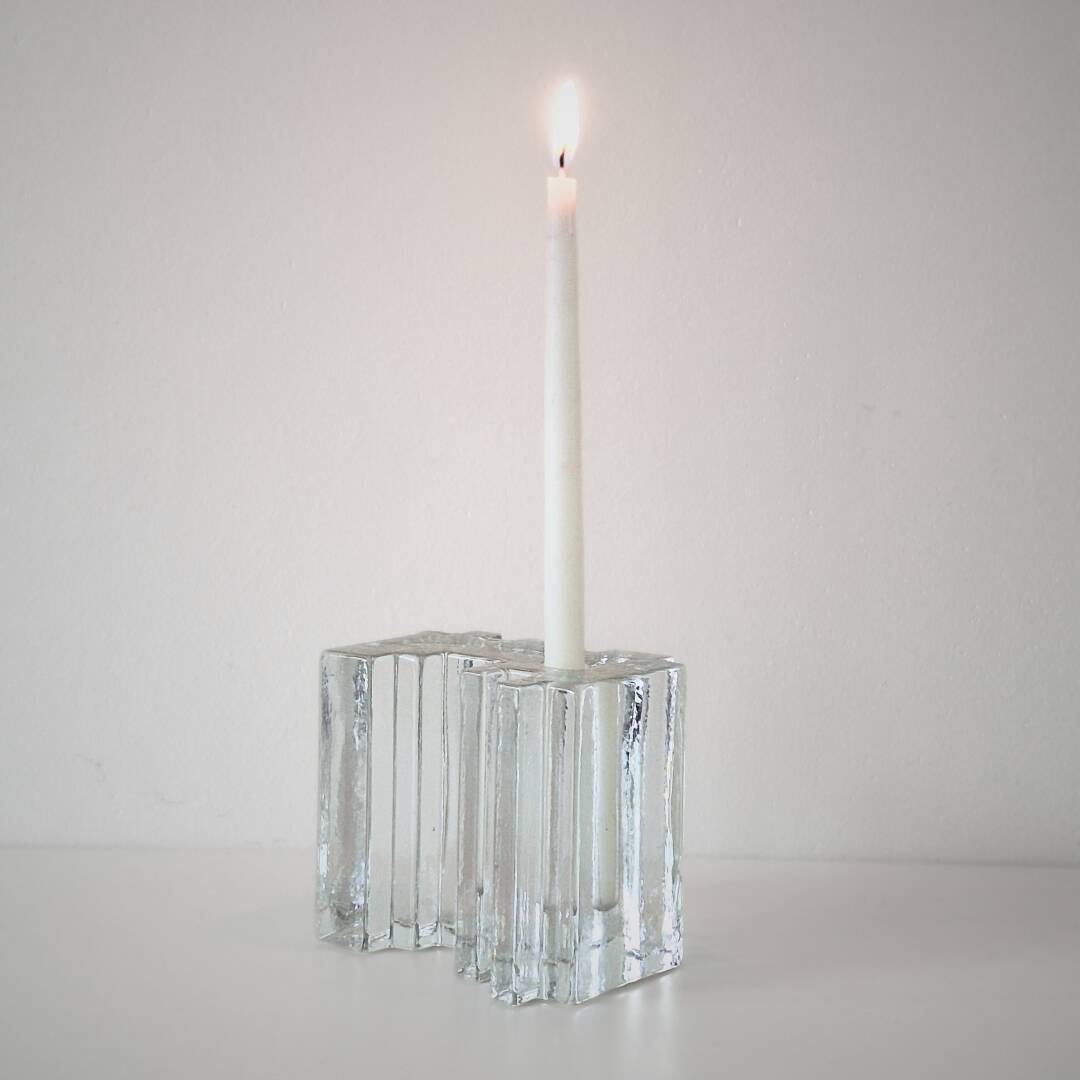 Solifleur Hand-Cast Glass Vase - Modernist Design - 1970s, Germany