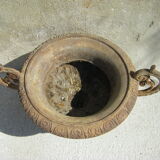Jardinière en fonte ancienne