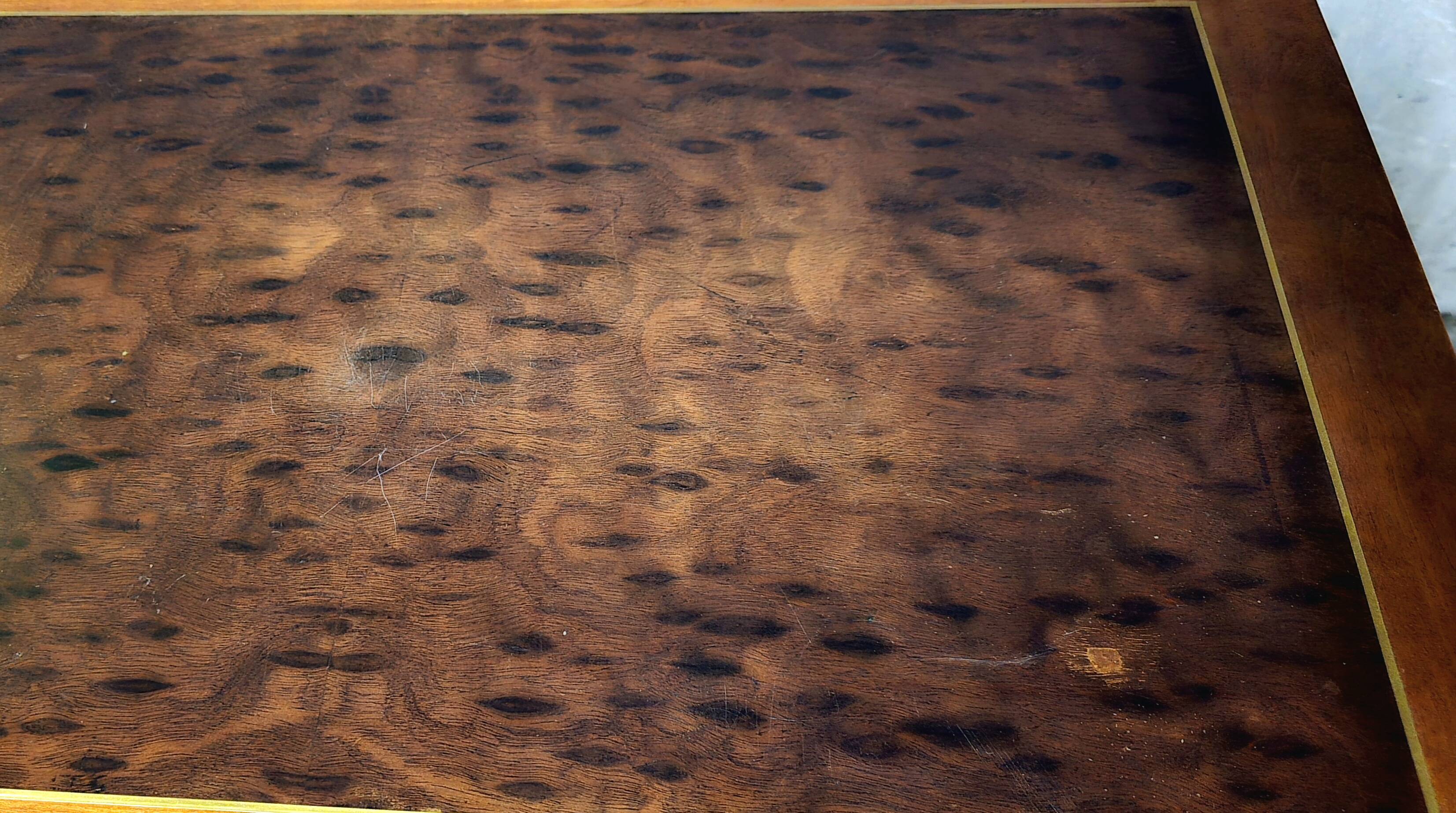 Small Louis XVI style desk in marquetry.