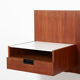 Pair of bed cabinets and headboard Japanese Series by Cees Braakman for Pastoe 1958
