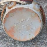 Set of 2 stoneware lamps by Jean Claude Courjault La Cerisaie.