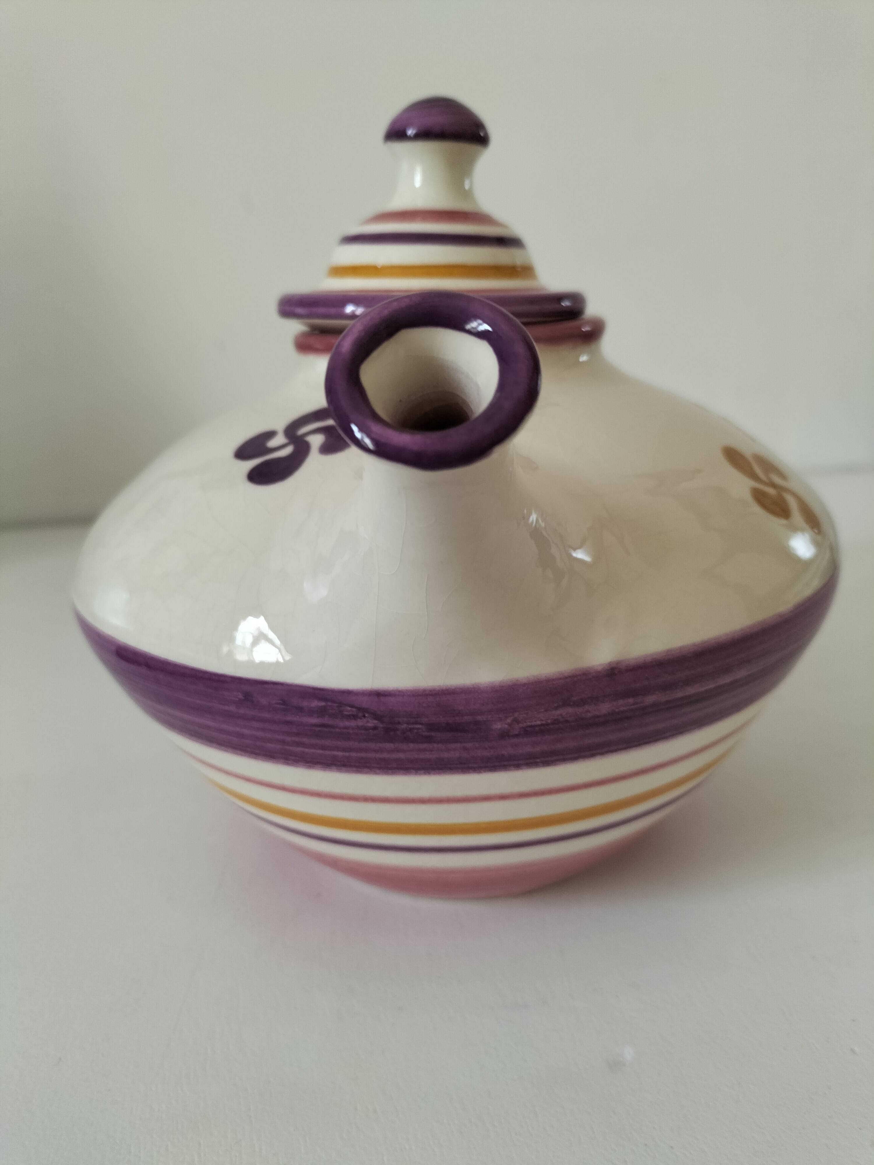 Large Basque teapot Goicoechea – Basque cross decoration