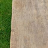 Raw wood coffee table