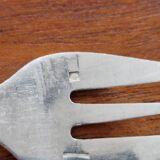 Christofle - Set of 4 America model oyster forks - Design Luc Lanel - In silver-plated metal