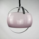 Lampe à suspension Guzzini avec abat-jour dégradé lilas