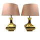 Hollywood regency set of 2 table lamps mod. Piramide, High Society Italy 70