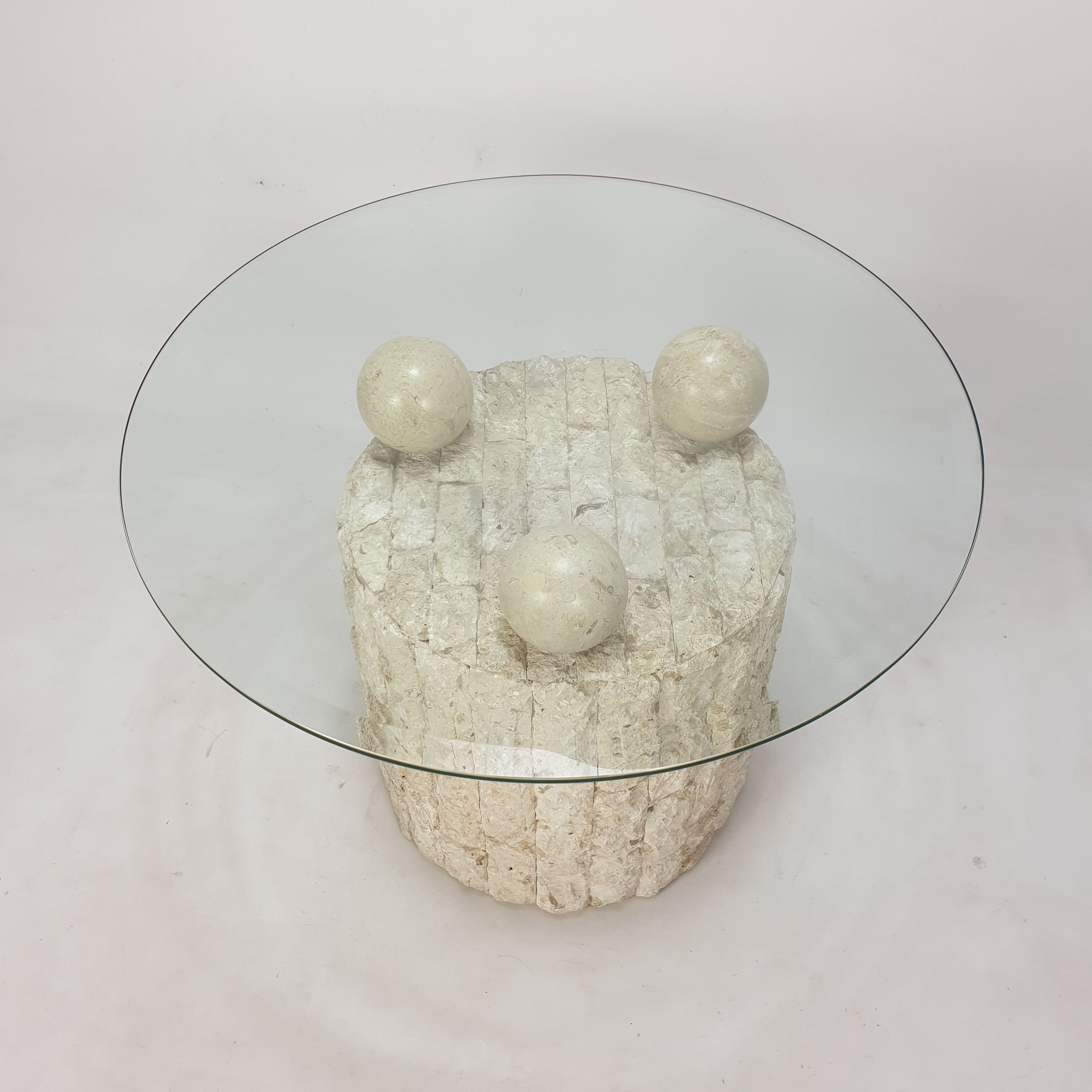 Magnussen Ponte Travertine Coffee Table, 1980s