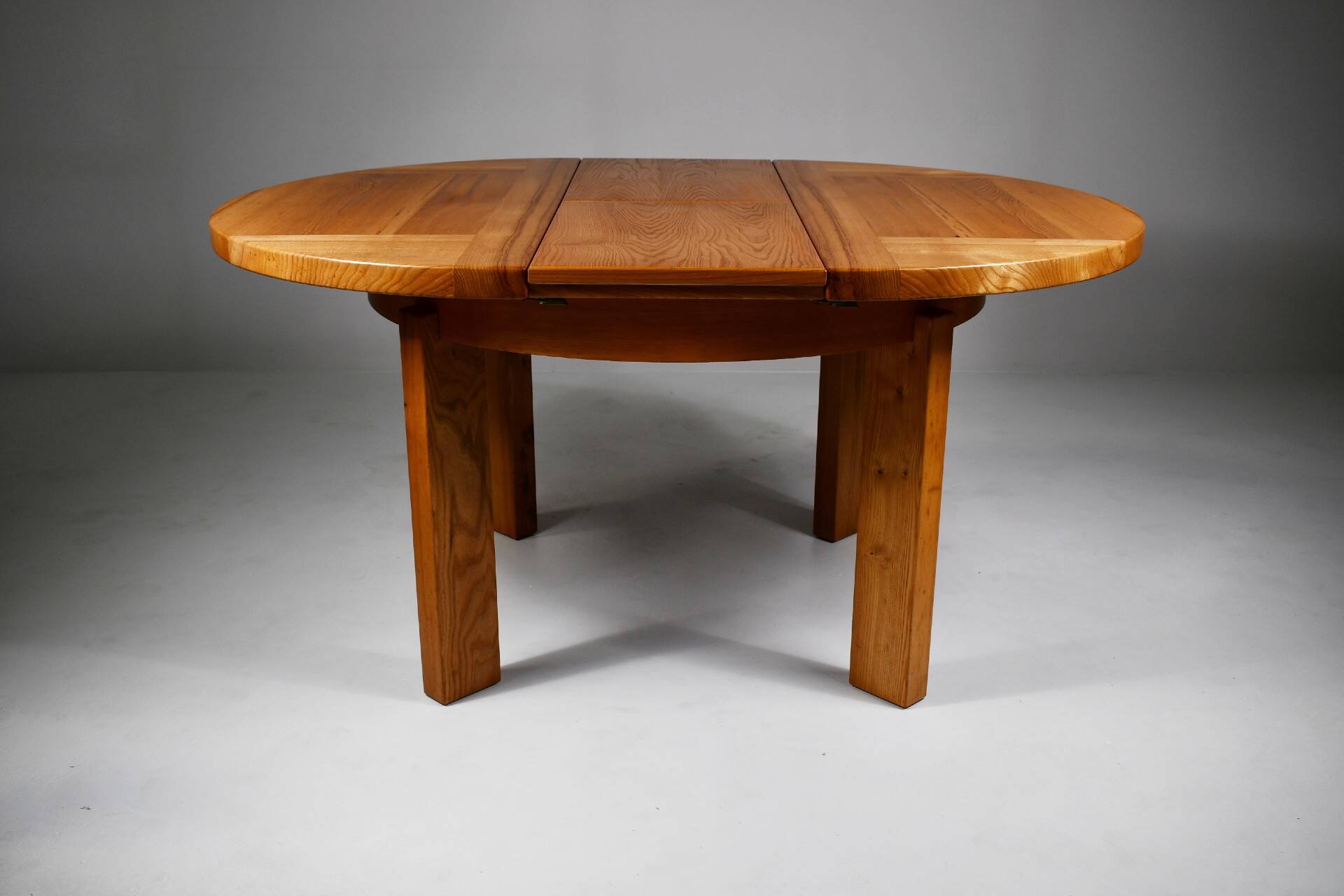 Dining table with extension, Maison Regain, 1970s.