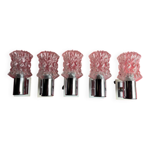 lot de 5 appliques vintage