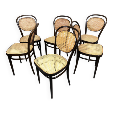Thonet 215r 6 chairs, classic design