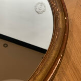 Old oval mirror