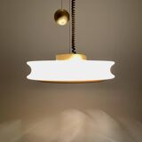 1 of 3 Awesome Adjustable Orion Glass Pendant Lamps from Staff