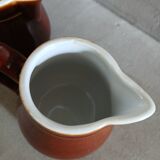 5 small milk pots/bistro cream