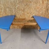 round table with 4 chairs and 2 extensions