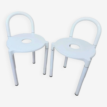 Paire de chaises Polo production Kartell 1979