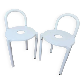 Pair of chairs Polo production Kartell 1979