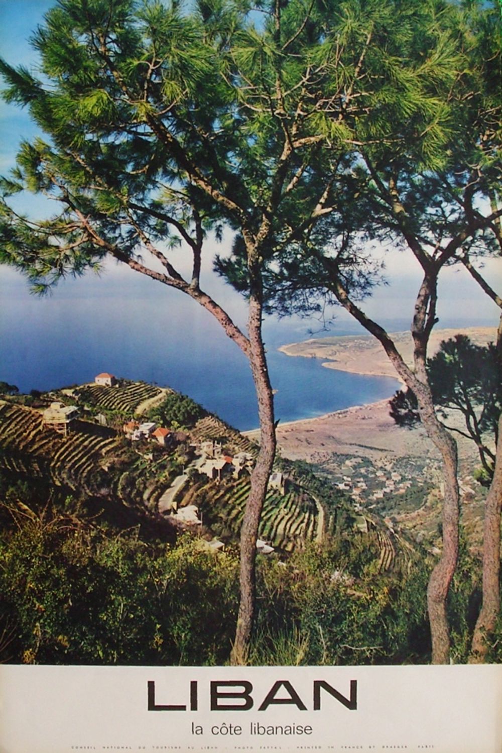 Liban - la côte libanaise, 1960