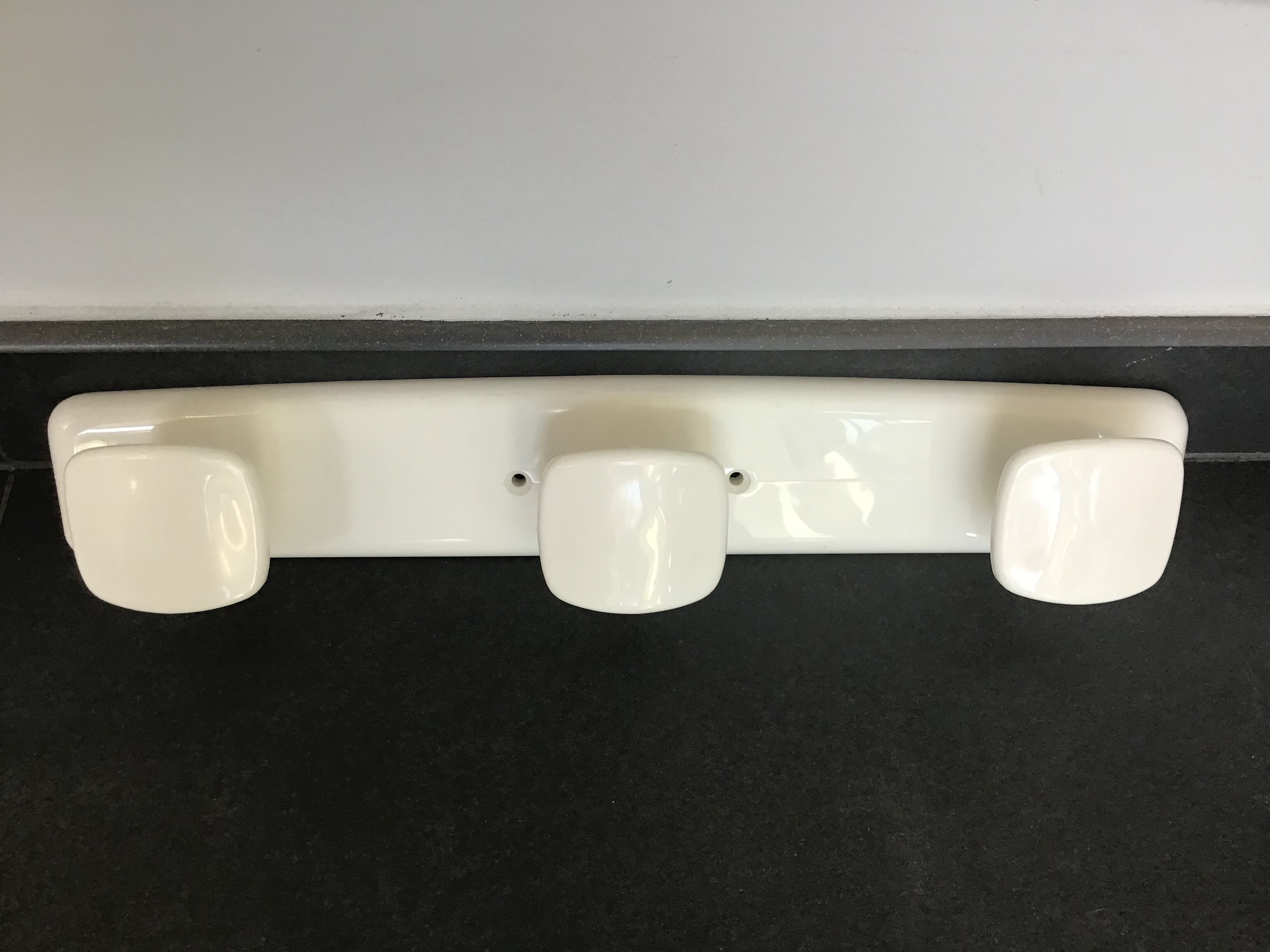 Porte-manteau 3 patères Syla, années 70