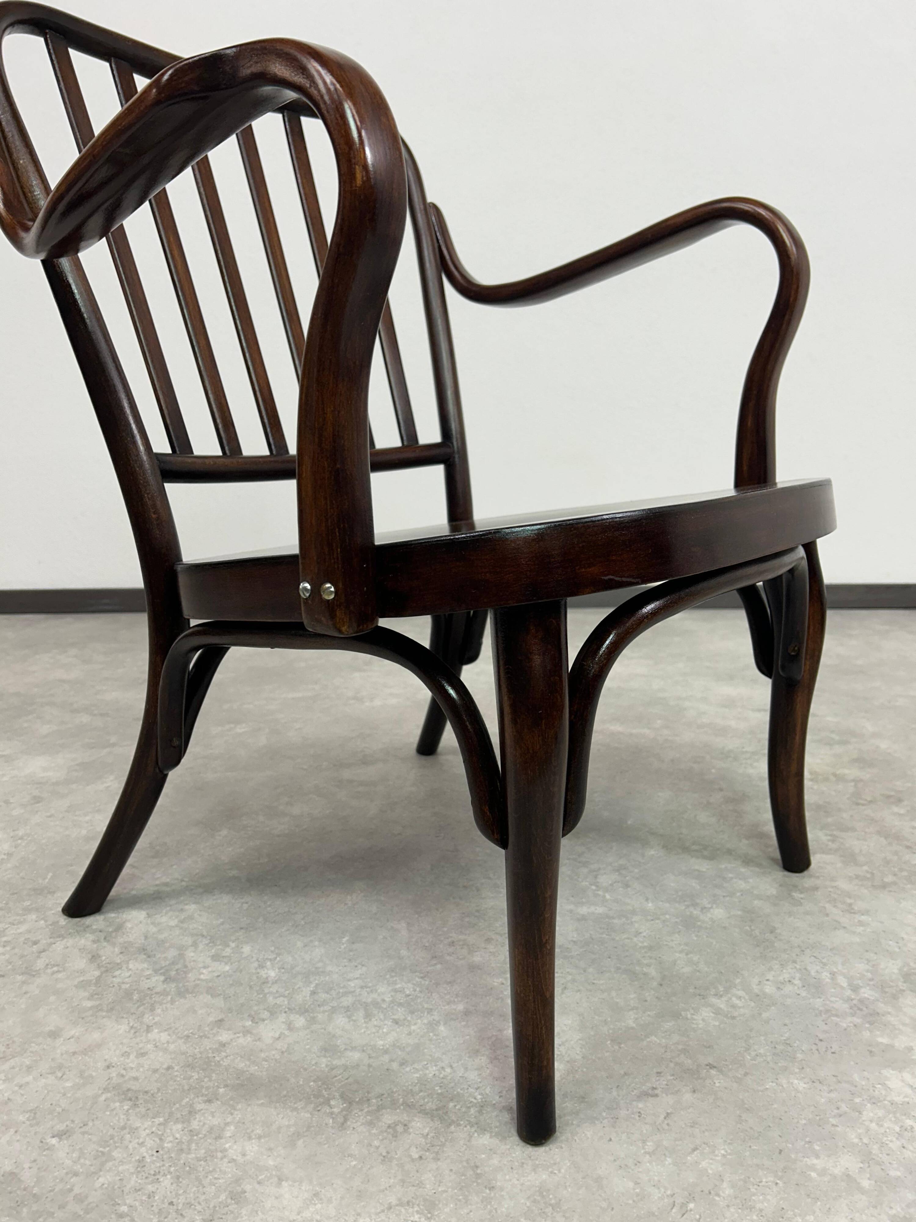 Art Deco armchairs A752F by Jozef Frank for Thonet