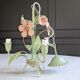 Ancien lustre fleuri italien