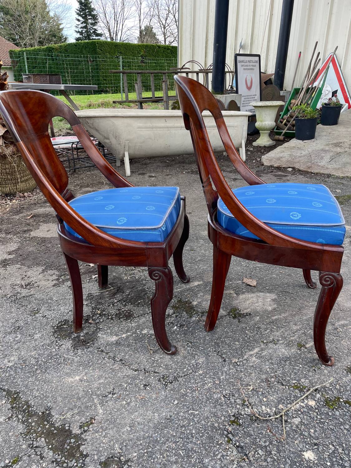 4 Napoleon III chairs