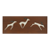 teak WALL PANEL porcelain antelopes sgrafo modern 60s design peter mueller